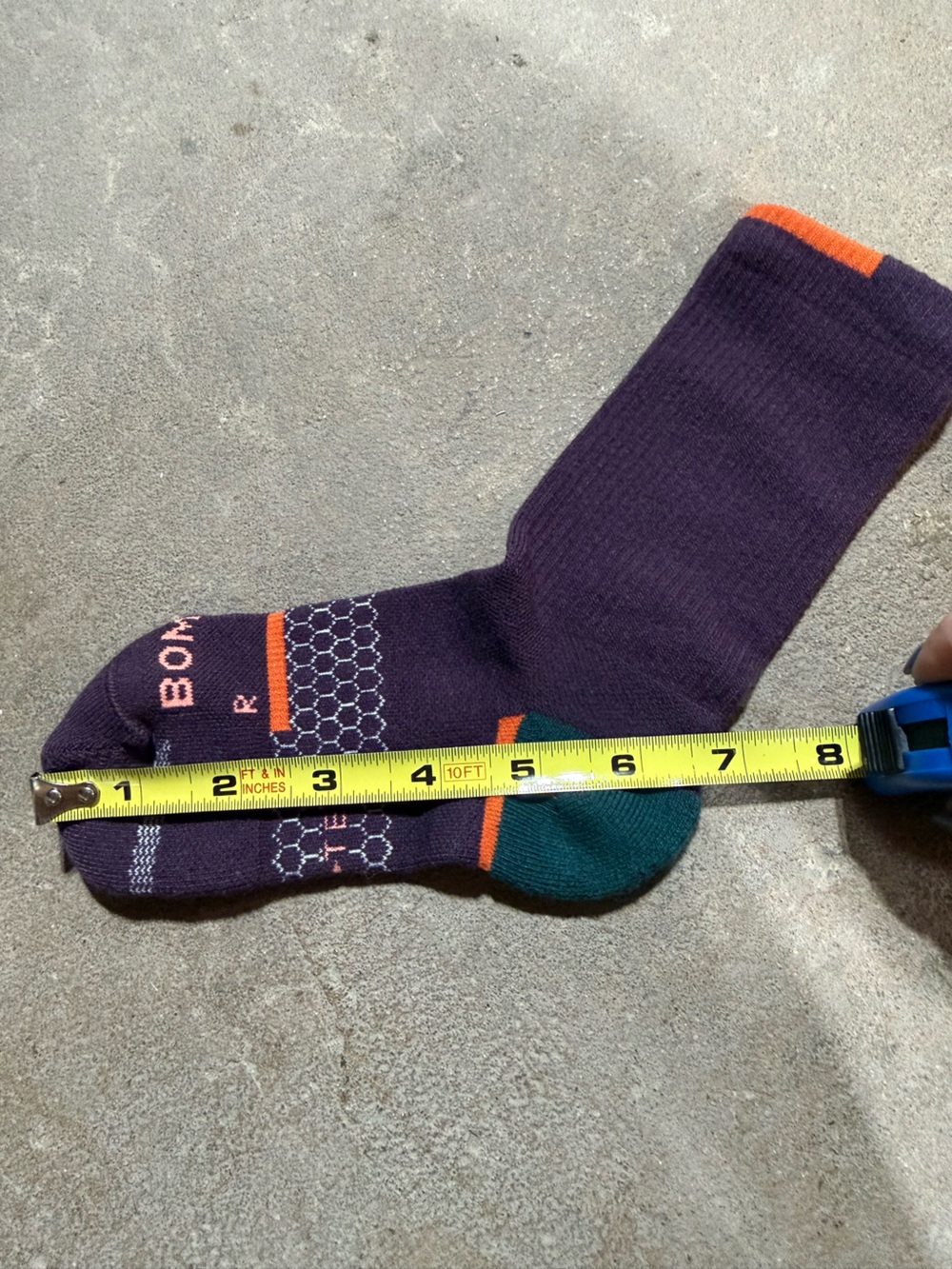 Bombas Kids Crew Socks - White, Olive, Purple (3-Pack) NEW NEVER WORN - Picture 3 of 3